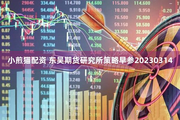 小煎猫配资 东吴期货研究所策略早参20230314